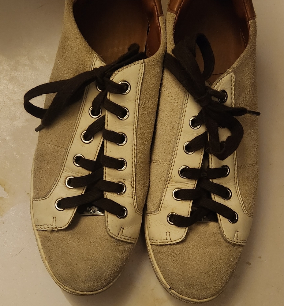 Coach Casual Shoes Tan Leather Size8
